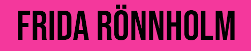 Fotograf Frida Rönnholm